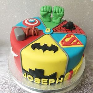 Marvel Theme Cake