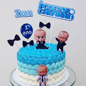 Boss Baby Theme Cake