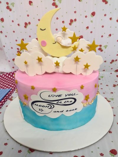 Dreamy Moonlit Cake