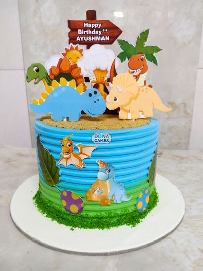 Dinosaur Birthday Cake