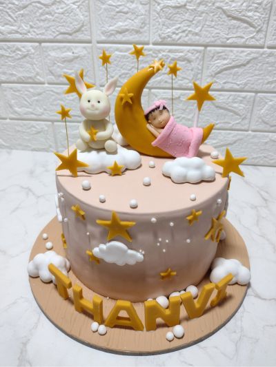 Girl & Moon Cake