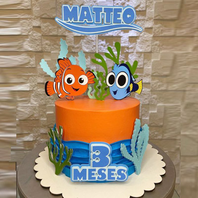 Finding Nemo Theme Cake