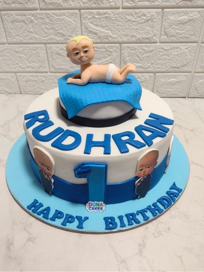 Boss Baby Theme Cake