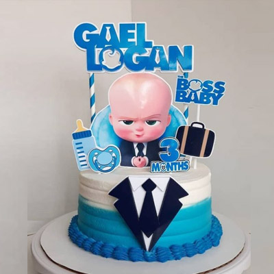 Boss Baby Theme Cake
