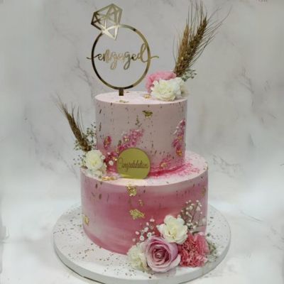 Just Engaged Cake