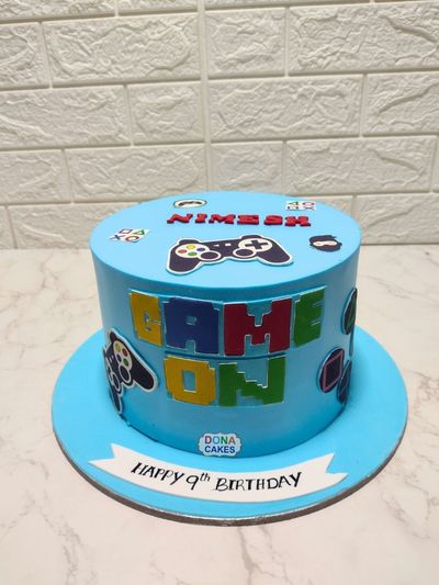 Game Theme Cake