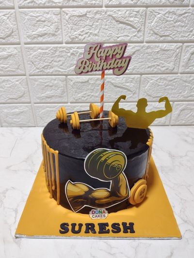 Gym Theme Cake