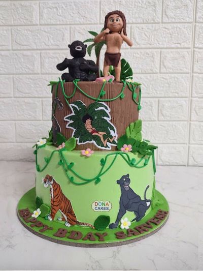 jungle Book Theme Cake