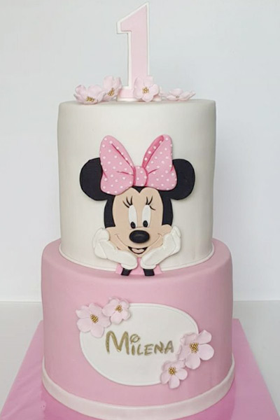 Minnie Mouse Tier Cake