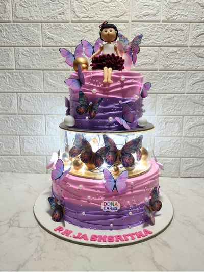 Lighting Butterfly Cake