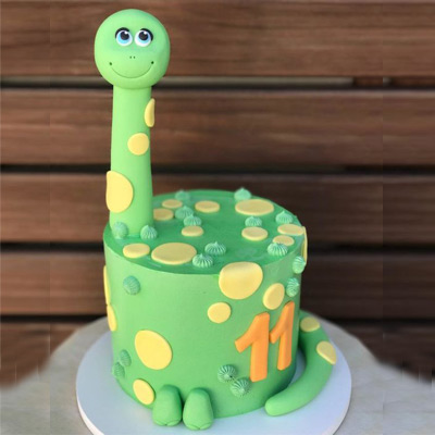 Dinosaur Fondant Cake