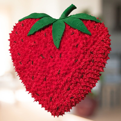Strawberry Shape Cake